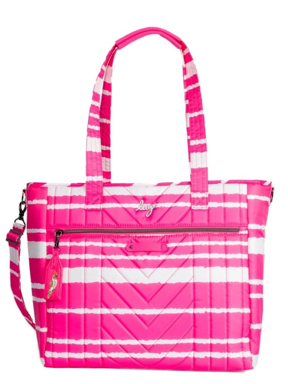 LUG - Paddle Carry-All Tote - Magenta Stripe